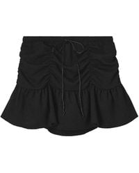 B+ AB - Mini-Rok Met Ruches - Lyst