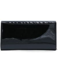 Jimmy Choo - Emmie Patent-Leather Clutch Bag - Lyst
