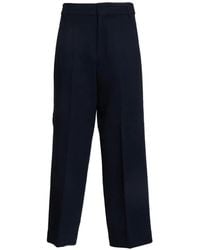 Max Mara - Pantalon Ample À Passants De Ceinture - Lyst