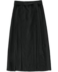 Studio Nicholson - Mile Pleated Maxi Skirt - Lyst