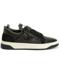 Giuseppe Zanotti - Gz94 Low-Top Sneakers Met Klittenband En Dubbele Rits - Lyst