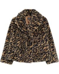 A.P.C. - Leopard-Print Double-Breasted Jacket - Lyst