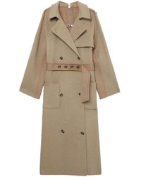 ROKH - Manteau Long À Boutonnière Croisée - Lyst