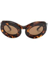 Henrik Vibskov - Tortoiseshell Oval-Frame Sunglasses - Lyst