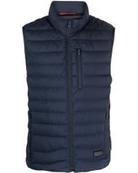 Fay - High-neck Padded Gilet - Lyst