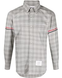 Thom Browne - Plaid Shirt - Lyst
