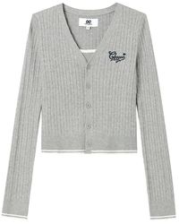 Chocoolate - Cable-Knit Layered Cardigan Set - Lyst