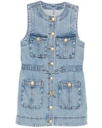 Aje. - Vestido Goldie Vaquero - Lyst