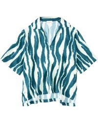 Closed - Abstract-print Short-sleeve Tunic - Lyst