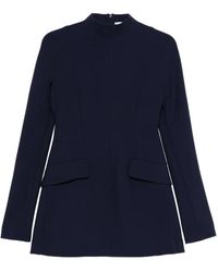 Sportmax - Spxtefrite Pockets High-Neck Mini Dress - Lyst