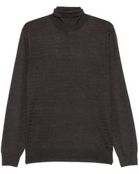 Corneliani - Roll-Neck Patterned Sweater - Lyst