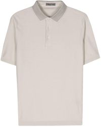 Corneliani - Contrasting-collar Polo Shirt - Lyst