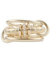 Spinelli Kilcollin - 18Ct Diamond Hammered Ring - Lyst
