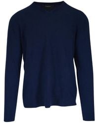 Kinross Cashmere - V-Neck Long-Sleeve Sweater - Lyst