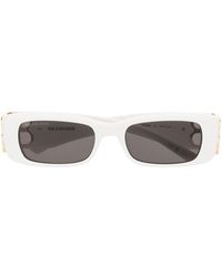 Balenciaga - Bb0096s Bb-plaque Sunglasses - Lyst