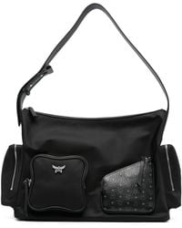 MCM - Bolso de hombro con motivo del monograma - Lyst