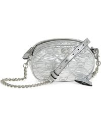 Moschino - Teddy-Embroidered Quilted Clutch Bag - Lyst