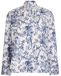 Liu Jo - Printed Poplin Shirt - Lyst