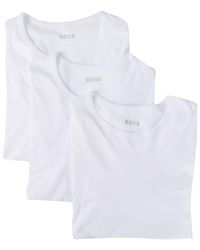 BOSS - Set aus drei T-Shirts mit rundem Ausschnitt - Lyst