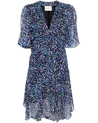 Isabel Marant - Vivienne Abstract-print Mini Dress - Lyst