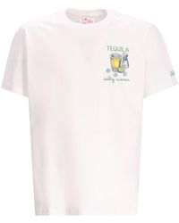 Mc2 Saint Barth - T-shirt en coton à imprimé graphique - Lyst