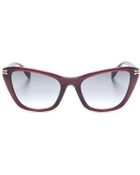 Marc Jacobs - Cat-Eye-Sonnenbrille mit Logo-Gravur - Lyst