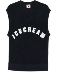 BBCICECREAM - Intarsia-Knit Sweater Vest - Lyst
