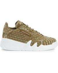 Giuseppe Zanotti - Talon Lace-Up Low-Top Sneakers - Lyst