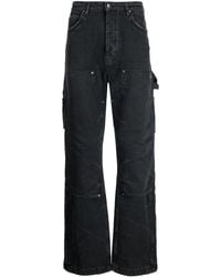 Amiri - Mid-Rise Straight-Leg Jeans - Lyst