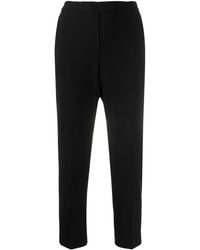 Theory - Cropped Tapered Trousers - Lyst
