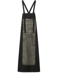 Y's Yohji Yamamoto - Robe Longue À Détail De Poche - Lyst