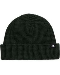 The North Face - Bonnet En Maille Gaufrée À Patch Logo Tnf - Lyst