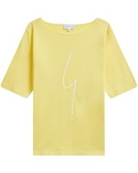 agnès b. - New Bow Cotton T-shirt - Lyst