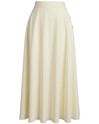 Ralph Lauren - Kenzie A-Line Midi Skirt - Lyst