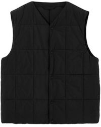 Burberry - Press-stud Fastening Quilted Gilet - Lyst