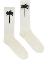 Palm Angels - Calcetines The Palm de canalé - Lyst