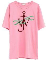 JW Anderson - Embroidered T-Shirt - Lyst