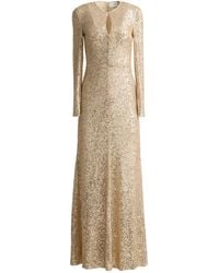 St. John - Vestido largo con lentejuelas - Lyst