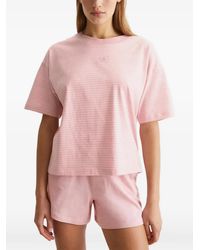 Marc O' Polo - Mix & Match Katoenen Gestreepte Pyjama Met Geborduurd Logo - Lyst