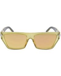 Givenchy - Sonnenbrille Mit Eckigem Gestell - Lyst