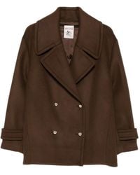 Semicouture - Jas Met Dubbele Rij Knopen - Lyst