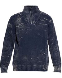 DIESEL - K-Maxime Pullover mit Reißverschluss - Lyst