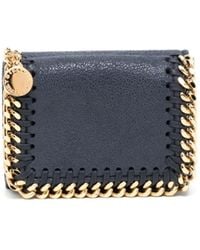 Stella McCartney - Chain-Link Detailing Leather Wallet - Lyst