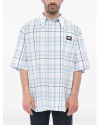 Willy Chavarria - Logo-Patch Checked Shirt - Lyst
