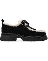 Inuikii - Mocabee Curly Shearling-Trim Ballet Flats - Lyst