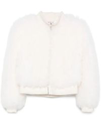 Liska - Goat-Fur Bomber Jacket - Lyst