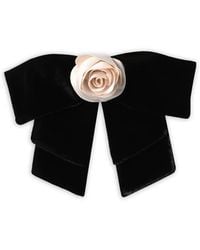 ANOUKI - Flower Embellished Bow Hair Accessory - Lyst