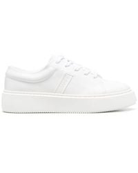 Ganni - Logo-patch Low-top Sneakers - Lyst