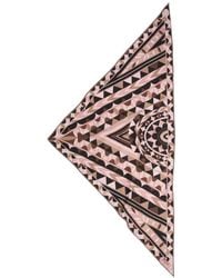 PUCCI - Manuba Print Silk Triangle Scarf - Lyst