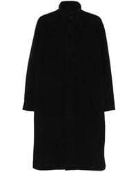 Sandro - Long Wool And Cashmere Coat - Lyst